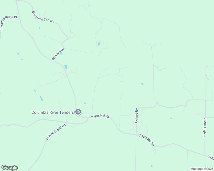 map of restaurants, bars, coffee shops, grocery stores, and more near 2015 Lonely Lane in Mosier