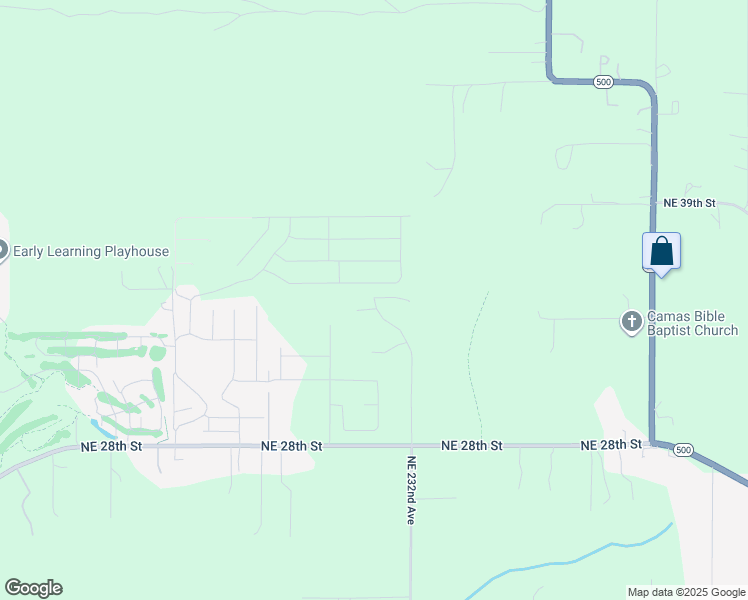 map of restaurants, bars, coffee shops, grocery stores, and more near 23198 Northeast 34th Circle in Camas