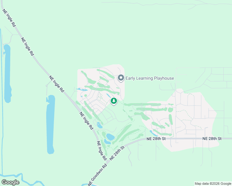 map of restaurants, bars, coffee shops, grocery stores, and more near North 94th Avenue in Camas