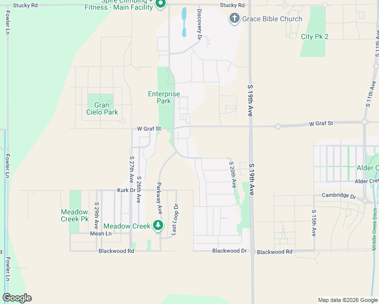 map of restaurants, bars, coffee shops, grocery stores, and more near 600-698 Enterprise Boulevard in Bozeman