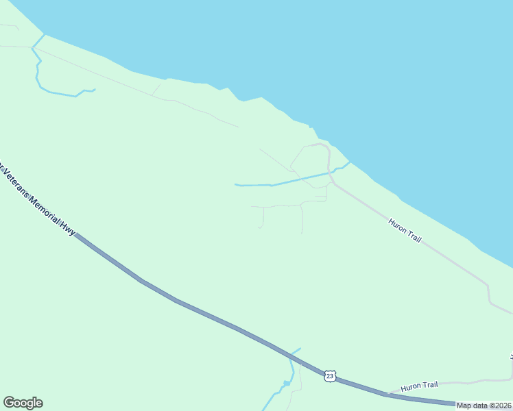 map of restaurants, bars, coffee shops, grocery stores, and more near 10305 Oshaughnessy Rd in Cheboygan