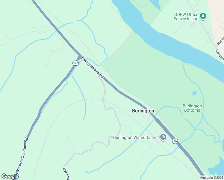 map of restaurants, bars, coffee shops, grocery stores, and more near 17311 Northwest Saint Helens Road in Portland