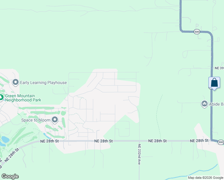 map of restaurants, bars, coffee shops, grocery stores, and more near 5489 North 91st Avenue in Camas