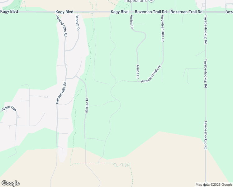 map of restaurants, bars, coffee shops, grocery stores, and more near 293 Painted Ridge Road in Bozeman