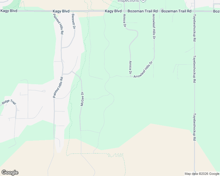 map of restaurants, bars, coffee shops, grocery stores, and more near 293 Painted Ridge Road in Bozeman