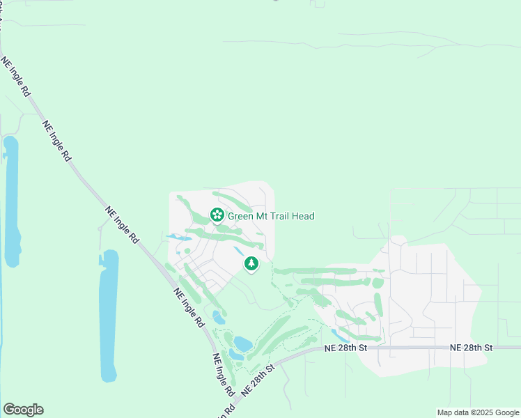 map of restaurants, bars, coffee shops, grocery stores, and more near 9547 North Woodland Street in Camas