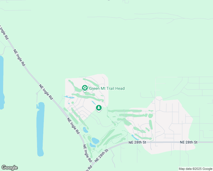map of restaurants, bars, coffee shops, grocery stores, and more near 9547 North Woodland Street in Camas