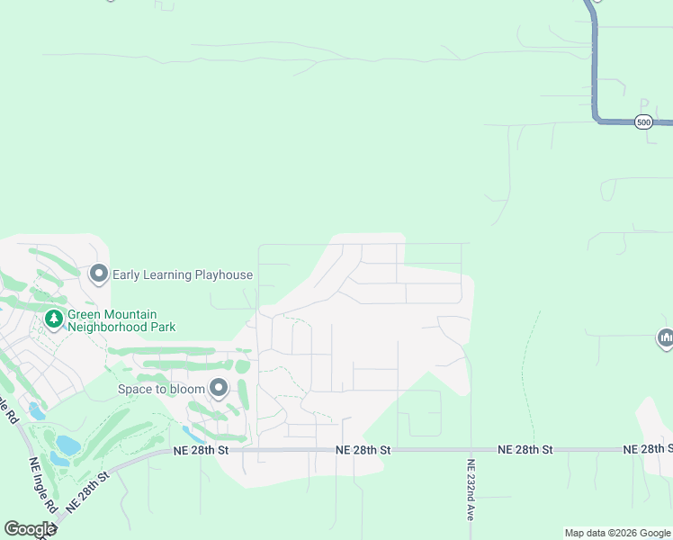 map of restaurants, bars, coffee shops, grocery stores, and more near 9316 North Incline Drive in Camas