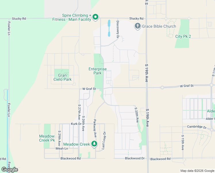 map of restaurants, bars, coffee shops, grocery stores, and more near 476 Enterprise Boulevard in Bozeman