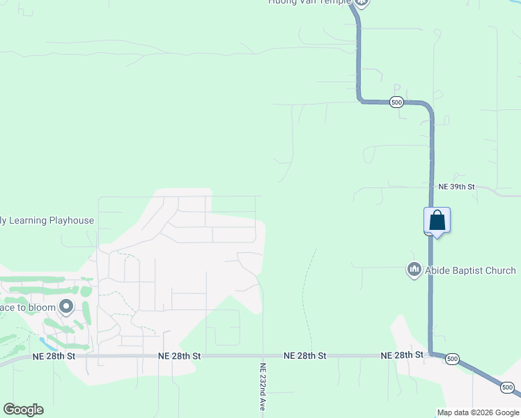 map of restaurants, bars, coffee shops, grocery stores, and more near 9302 North Clover Street in Camas
