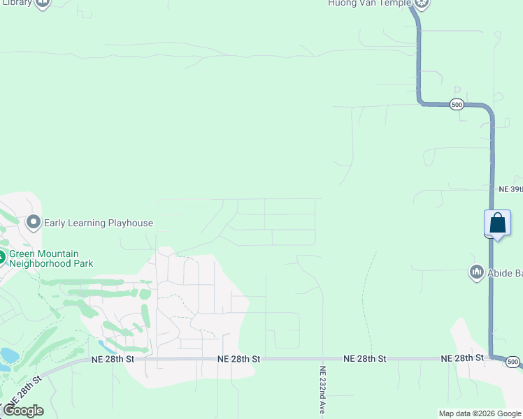 map of restaurants, bars, coffee shops, grocery stores, and more near 5481 North 93rd Avenue in Camas