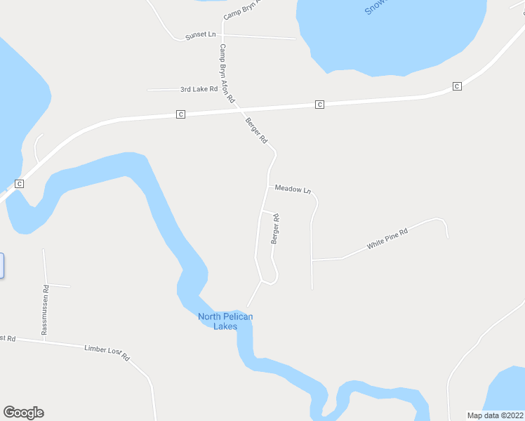 map of restaurants, bars, coffee shops, grocery stores, and more near 3751 Berger Road in Rhinelander