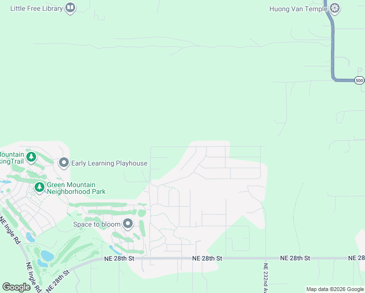 map of restaurants, bars, coffee shops, grocery stores, and more near 5837 North 94th Avenue in Camas