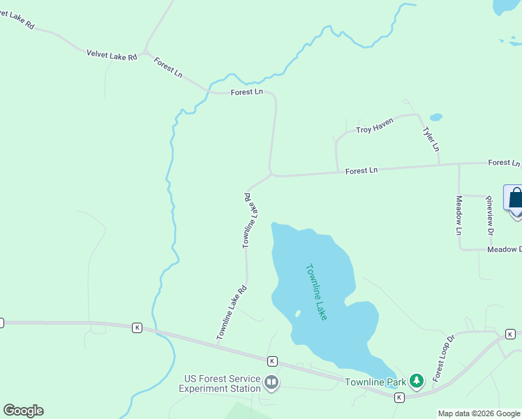 map of restaurants, bars, coffee shops, grocery stores, and more near 3826 Townline Lake Road in Rhinelander