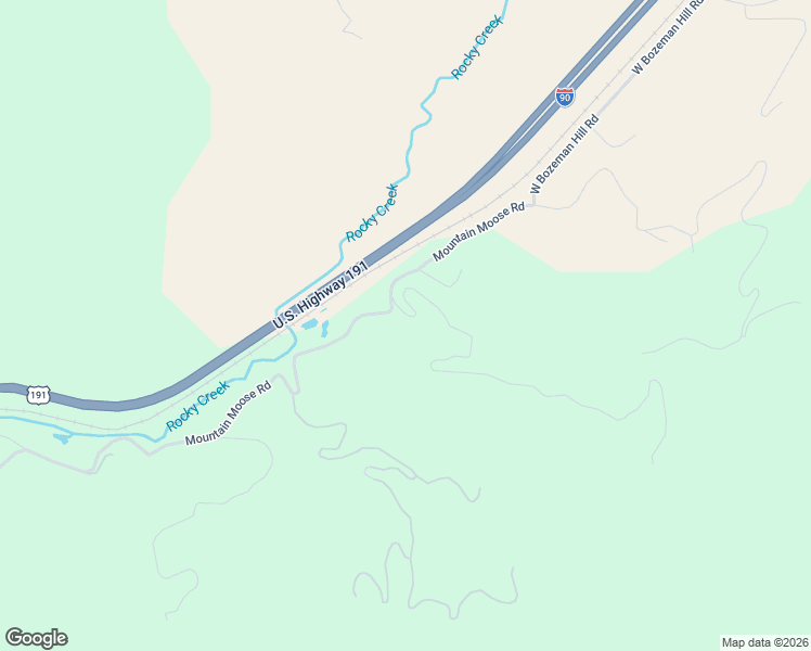 map of restaurants, bars, coffee shops, grocery stores, and more near 1-1101 Forest Hills Road in Bozeman
