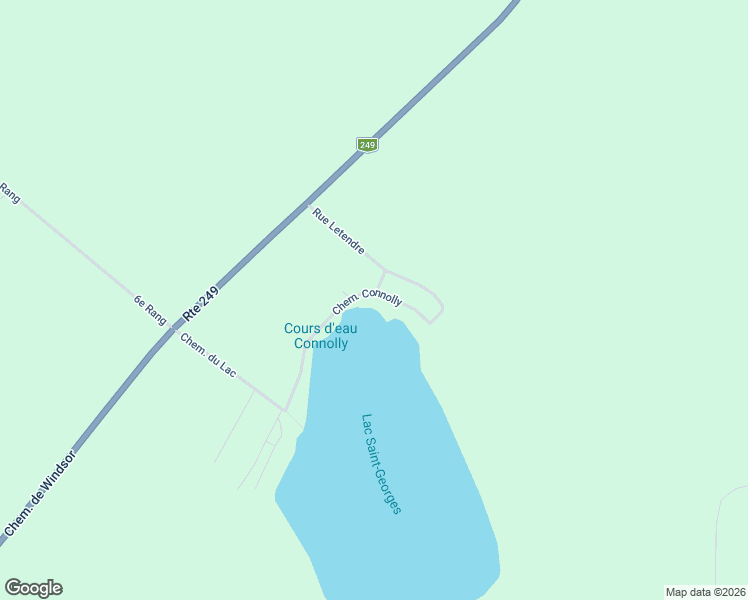 map of restaurants, bars, coffee shops, grocery stores, and more near 880 Chemin Connolly in Saint-Georges-de-Windsor