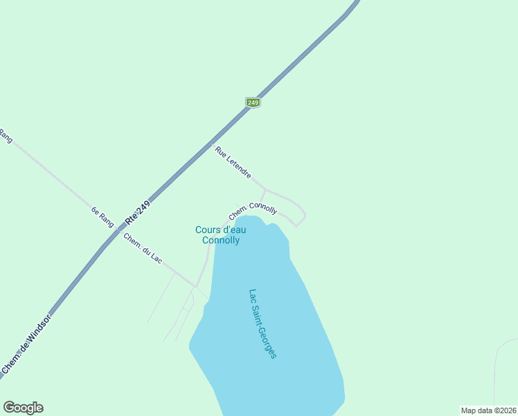 map of restaurants, bars, coffee shops, grocery stores, and more near 880 Chemin Connolly in Saint-Georges-de-Windsor