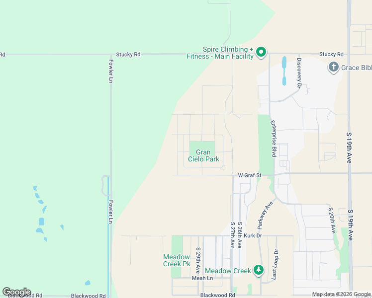 map of restaurants, bars, coffee shops, grocery stores, and more near 5528 Stucky Road in Bozeman