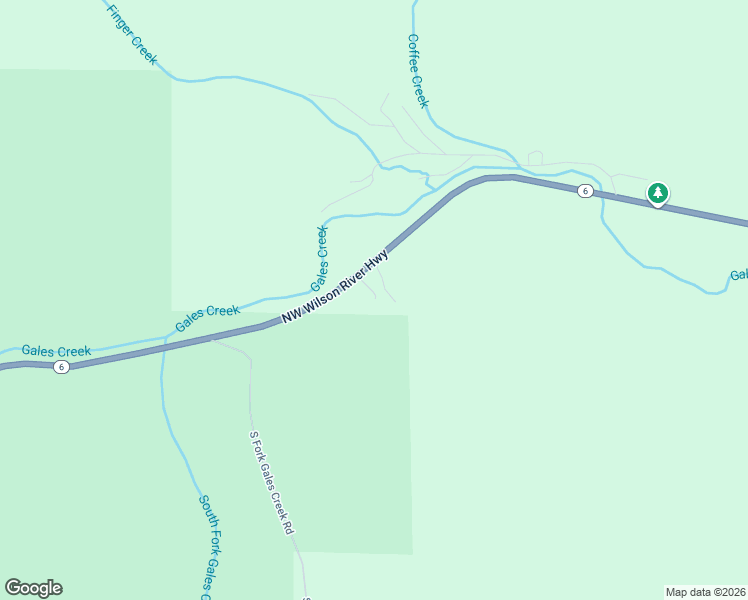 map of restaurants, bars, coffee shops, grocery stores, and more near 61690 Northwest Wilson River Highway in Gales Creek