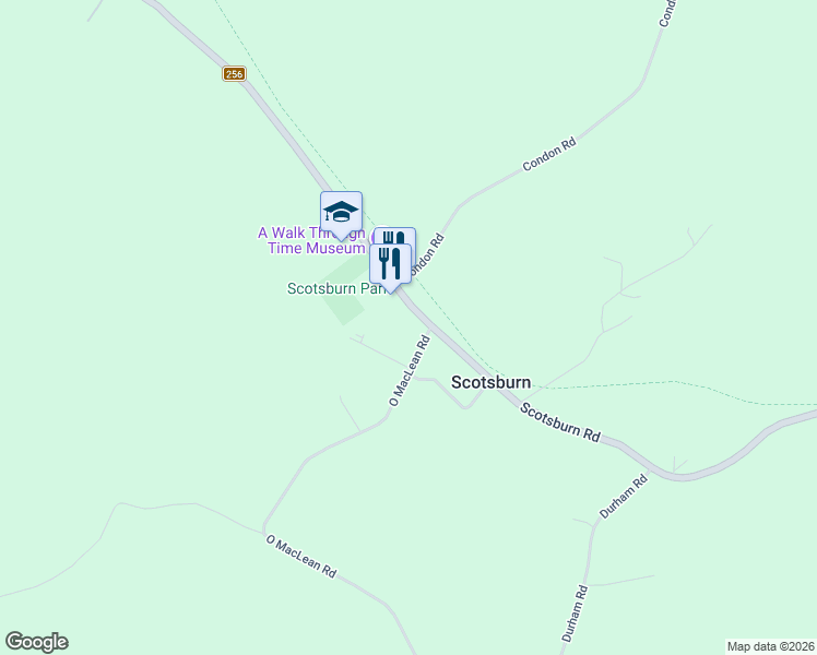 map of restaurants, bars, coffee shops, grocery stores, and more near 4188 Scotsburn Road in Scotsburn