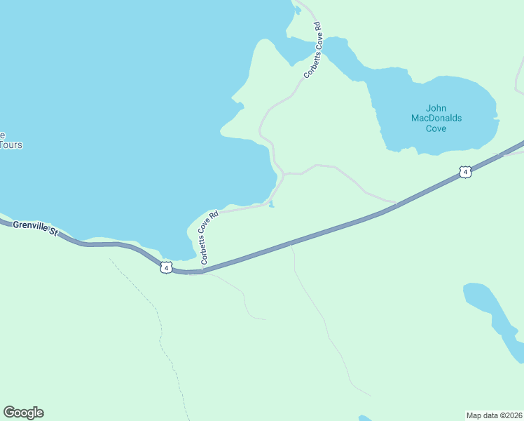 map of restaurants, bars, coffee shops, grocery stores, and more near 112 Corbetts Cove Road in Saint Peter's