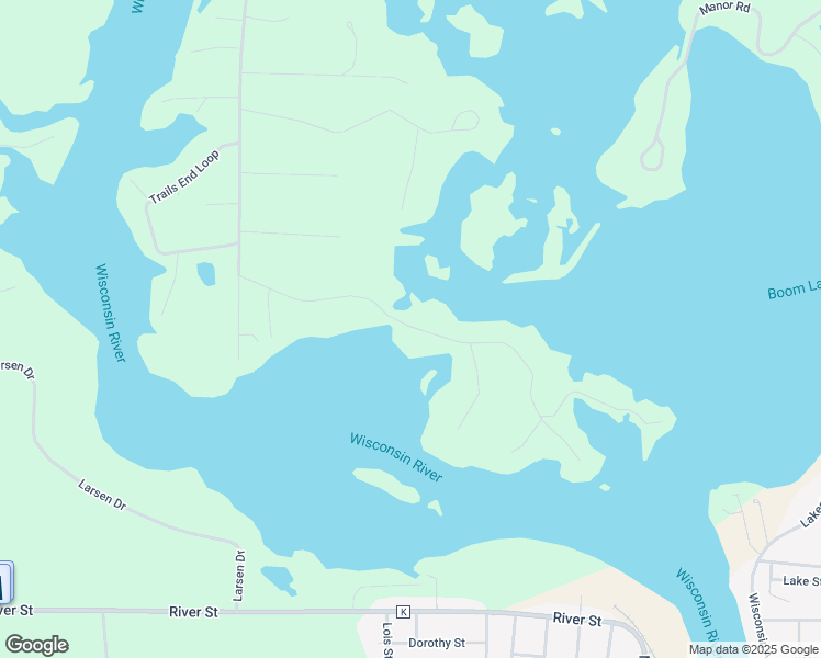 map of restaurants, bars, coffee shops, grocery stores, and more near 5555 Riverview Drive in Rhinelander
