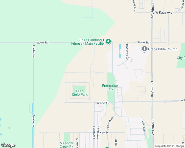 map of restaurants, bars, coffee shops, grocery stores, and more near 5530 Stucky Road in Bozeman