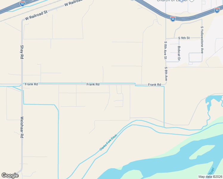 map of restaurants, bars, coffee shops, grocery stores, and more near 1223-1309 Frank Rd in Laurel