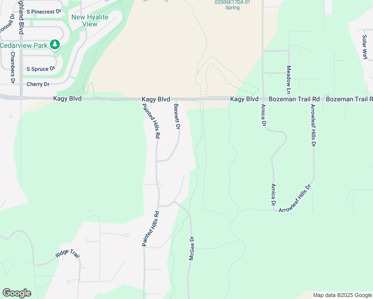 map of restaurants, bars, coffee shops, grocery stores, and more near 134 Bennett Drive in Bozeman
