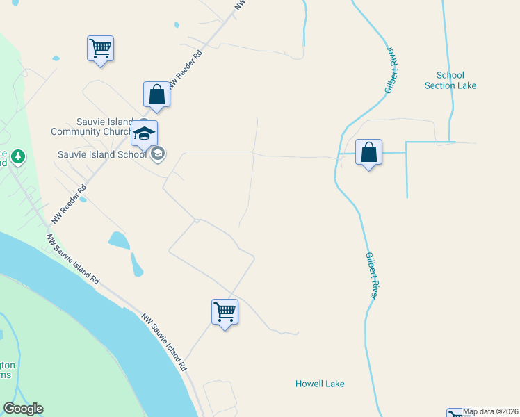 map of restaurants, bars, coffee shops, grocery stores, and more near 13807 Northwest Charlton Road in Portland