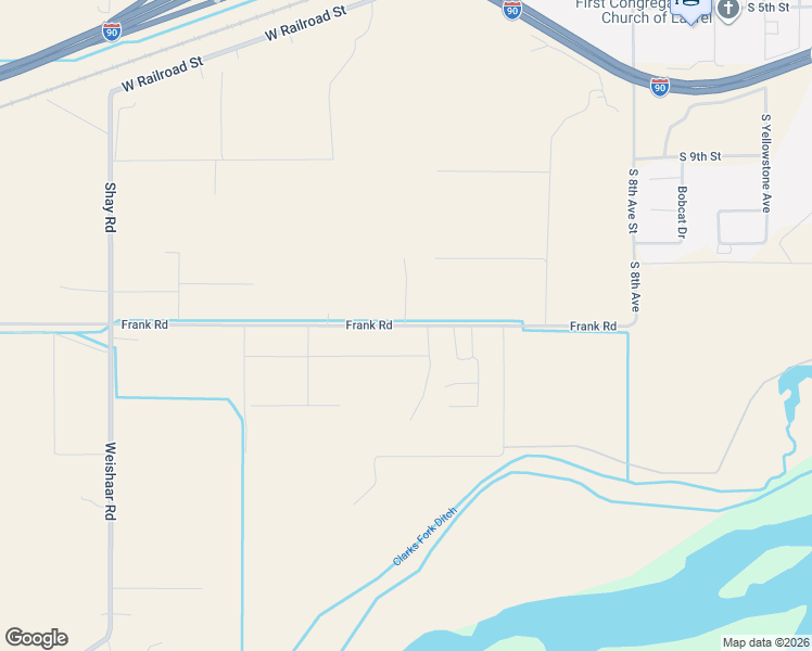 map of restaurants, bars, coffee shops, grocery stores, and more near 1309 Frank Rd in Laurel