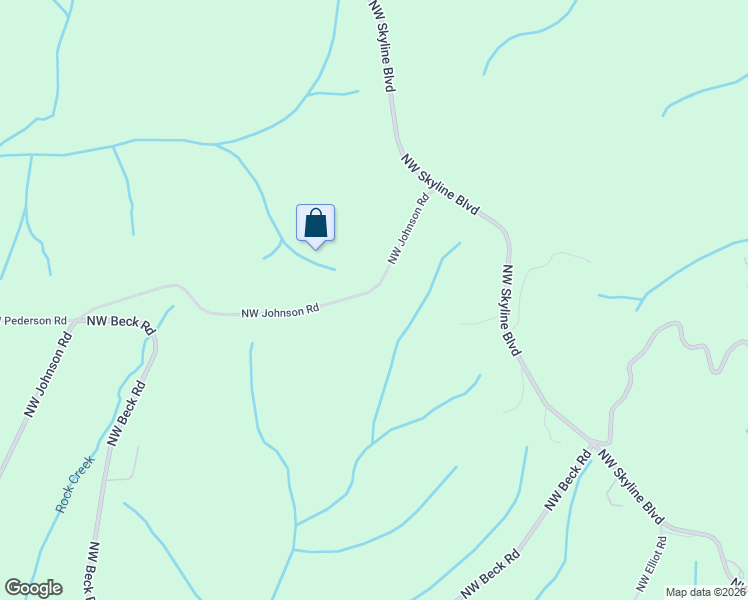 map of restaurants, bars, coffee shops, grocery stores, and more near 18200 Northwest Johnson Road in Portland