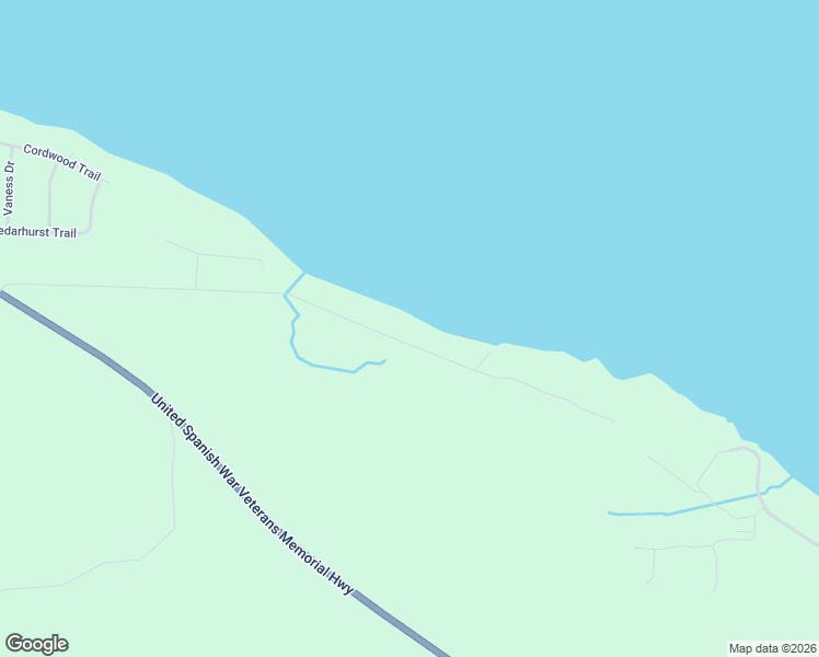 map of restaurants, bars, coffee shops, grocery stores, and more near 9797 High Banks Drive in Cheboygan
