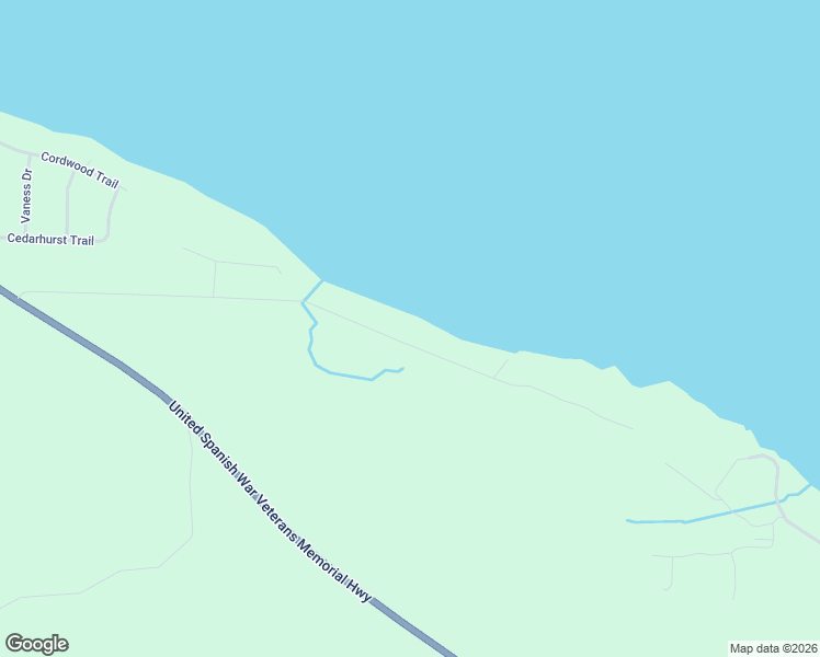 map of restaurants, bars, coffee shops, grocery stores, and more near 9797 High Banks Drive in Cheboygan