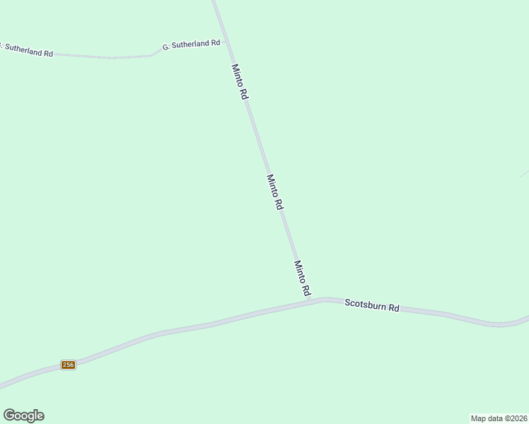 map of restaurants, bars, coffee shops, grocery stores, and more near 111 Minto Road in Scotsburn