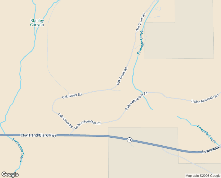 map of restaurants, bars, coffee shops, grocery stores, and more near 24 Oak Creek Rd in Lyle