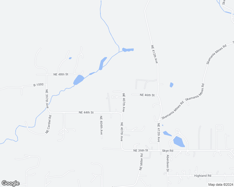 map of restaurants, bars, coffee shops, grocery stores, and more near 40644 Northeast 44th Street in Washougal