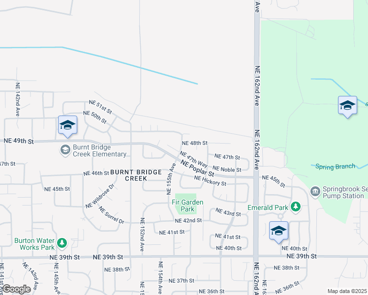 map of restaurants, bars, coffee shops, grocery stores, and more near 4719 NE 155th Ave in Vancouver