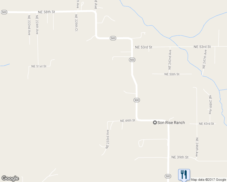 map of restaurants, bars, coffee shops, grocery stores, and more near 4740 Northeast 238th Avenue in Vancouver