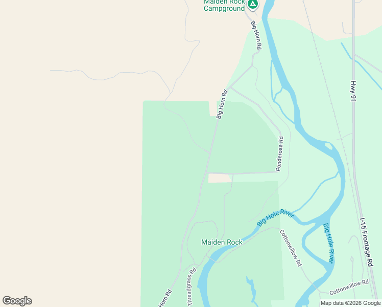 map of restaurants, bars, coffee shops, grocery stores, and more near 2651 Big Horn Road in Beaverhead County