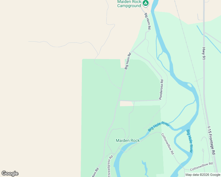 map of restaurants, bars, coffee shops, grocery stores, and more near 2651 Big Horn Road in Beaverhead County