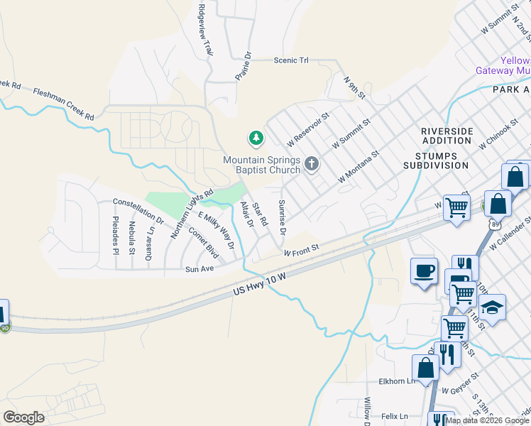 map of restaurants, bars, coffee shops, grocery stores, and more near 114 Starr Road in Livingston