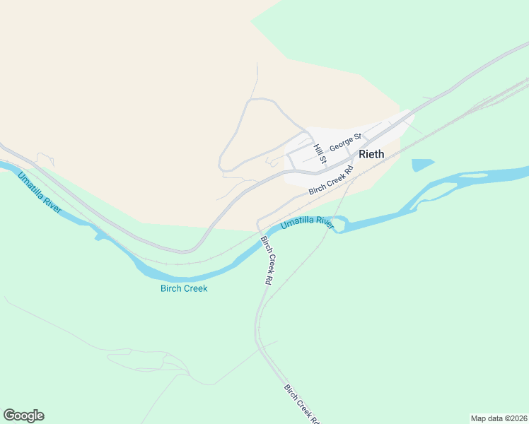 map of restaurants, bars, coffee shops, grocery stores, and more near 41503 Birch Creek Road in Pendleton