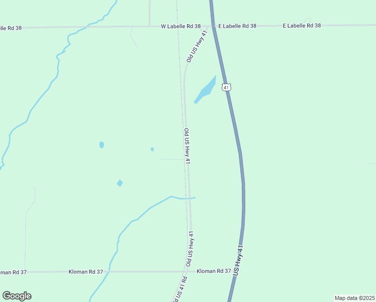 map of restaurants, bars, coffee shops, grocery stores, and more near Old US Highway 41 in Menominee County