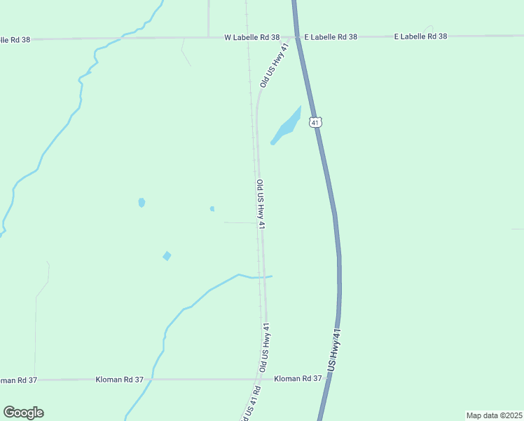 map of restaurants, bars, coffee shops, grocery stores, and more near Old US Highway 41 in Menominee County