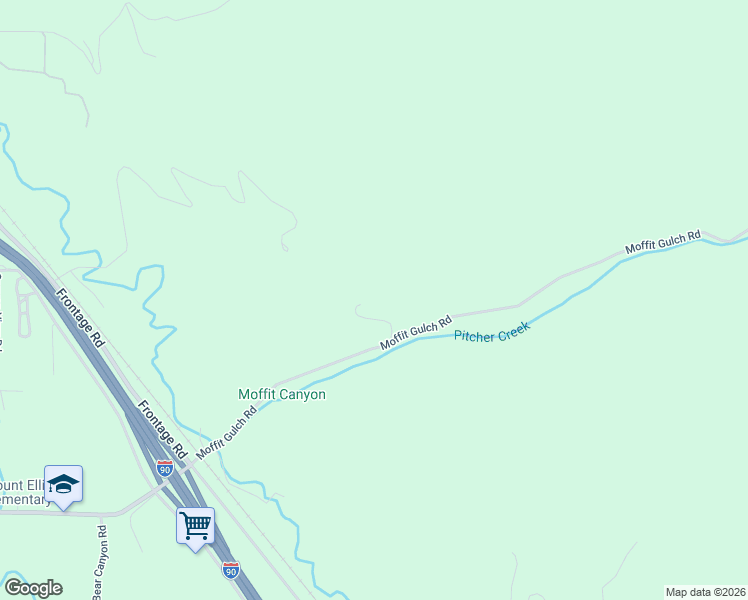 map of restaurants, bars, coffee shops, grocery stores, and more near 495 Moffit Gulch Road in Bozeman