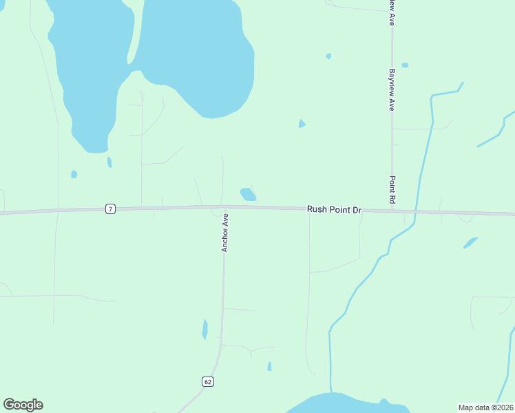 map of restaurants, bars, coffee shops, grocery stores, and more near 1400 Rush Point Drive in Stanchfield