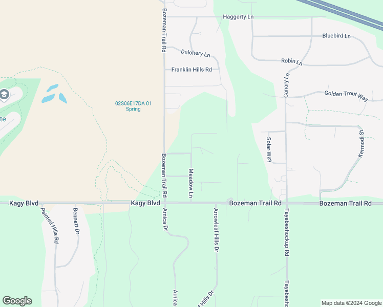 map of restaurants, bars, coffee shops, grocery stores, and more near 840 Meadow Lane in Bozeman