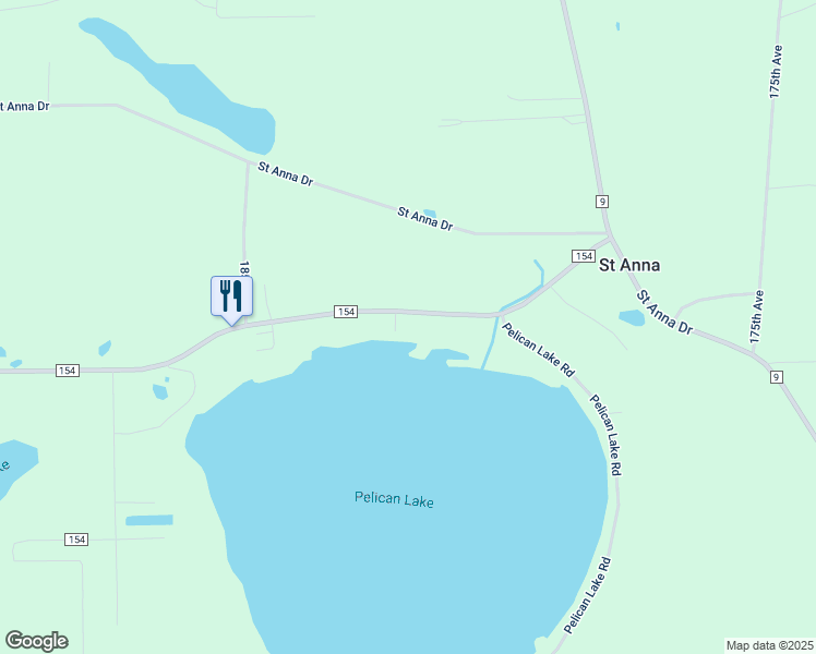 map of restaurants, bars, coffee shops, grocery stores, and more near 18135 County Road 154 in Avon