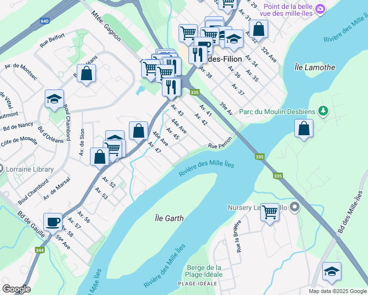 BoisdesFilion QC Walk Score